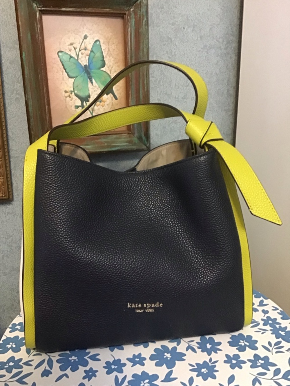 Kate spade Knott satchel leather purse